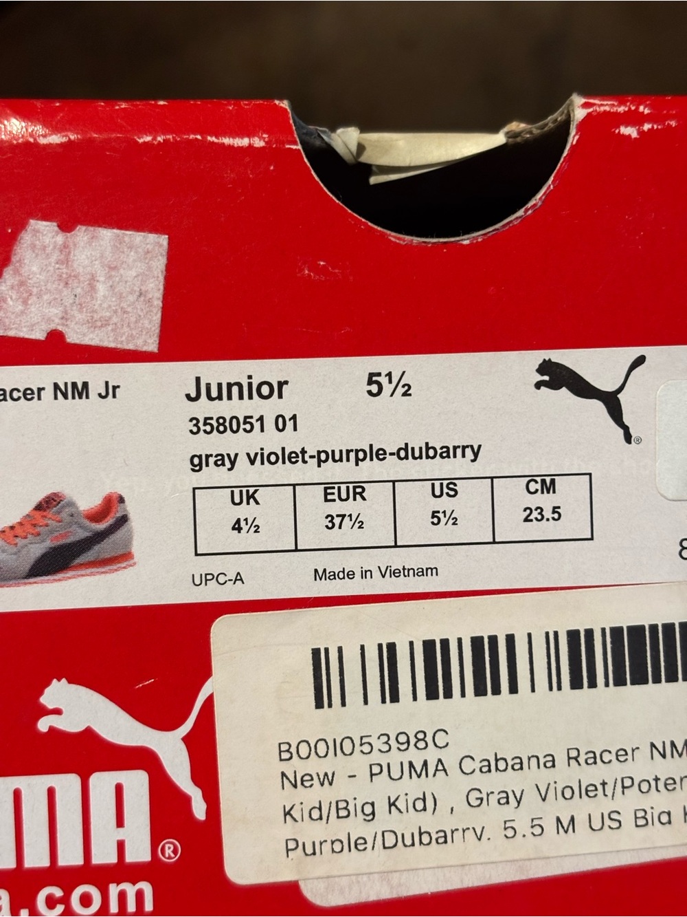 Puma Women's Sneakers in Light Blue, Coral & Purple - Picture 6 of 6